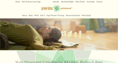 Desktop Screenshot of greenlotusyogactr.com